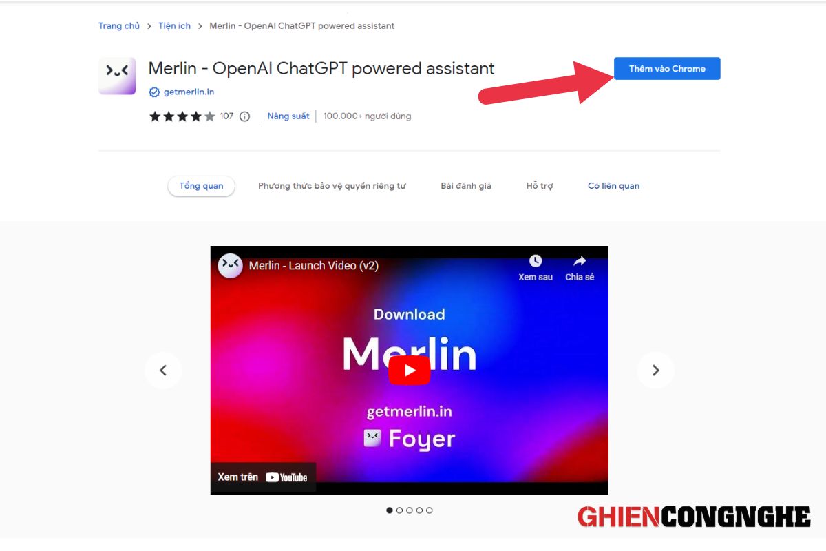 Cách dùng Merlin ChatGPT